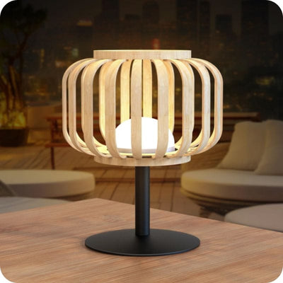 Lampe de Table Bambou | Sans Fil